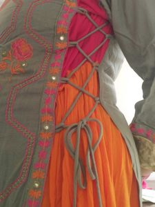 Women's Kurta Set with Skirt(Indo-western)