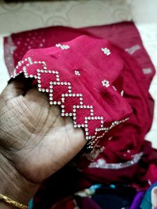 stone work saree new