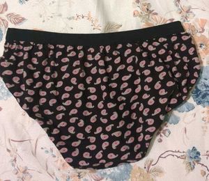 Black &amp; Pink Paisley Panties