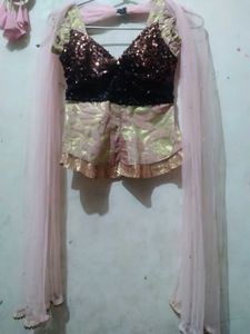 Girls Lehnga Handmade And Fish Cut Lehng