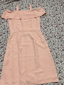 Peach Elegant Dress