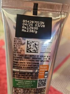 Garnier Vitamin C Cleanser