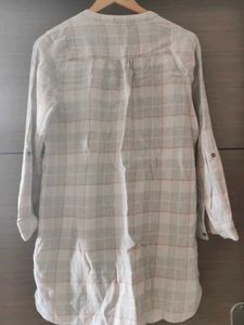 Chic Plaid Tunic Top