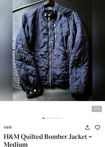 H&amp;M Quilted Bomber Jacket.
