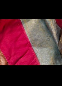 last price.   silk saree with blouse