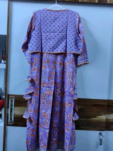 Lavender Printed 4 Piece Set - 38.Bust