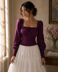 Purple princess crop top