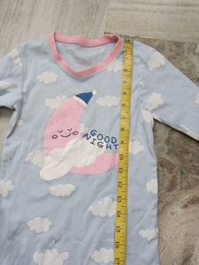 Cute Cloud &amp; Moon Pajama Top