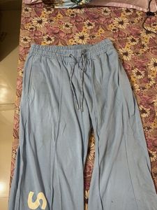 Light Blue Wide Leg Lounge Pants