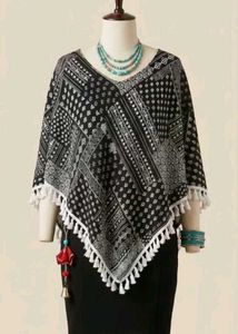 pointy poncho top with one freebie