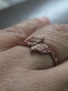 Gorgeous ombre ring 925 silver Adjustable