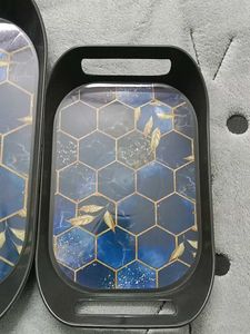 Honey Serving Tray Set