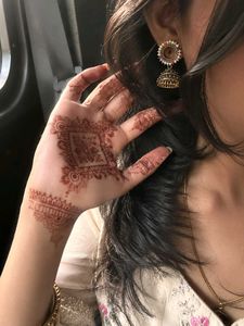 Oxidised Jhumka Earrings &amp; golden touch Bangles