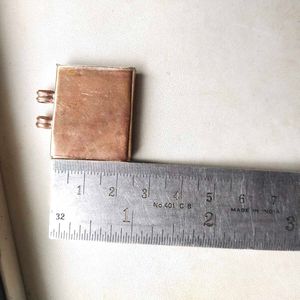 Pure Copper Box Pendant Charm