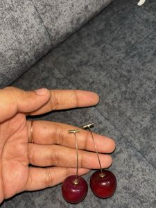 Cute Cherry Drop Earrings