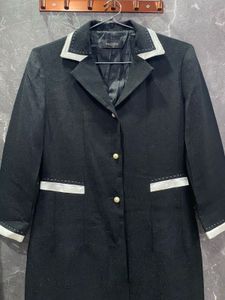 Midnight Elegance Coat Dress