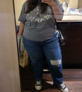 Feeakins Distressed Blue Denim Jeans