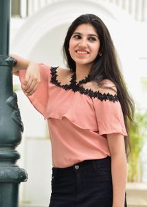 Halter Neck Off Shoulder Top