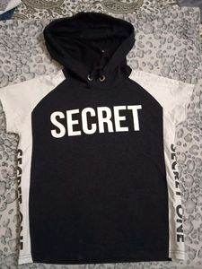 Westside black And White Hoodie