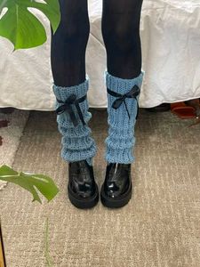 Cherry Knitted Leg Warmers