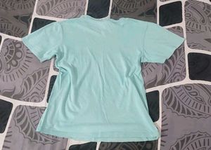 Aqua Blue Graphic T-Shirt