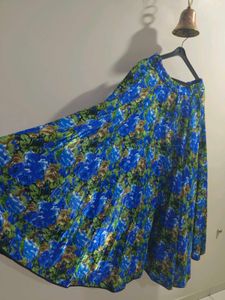 Floral Print Ethnic Skirt