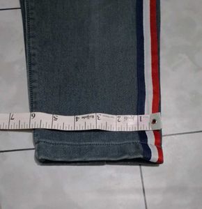Men's Striped Jeans