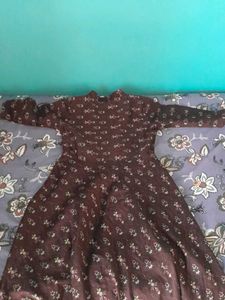 Elegant Floral Print Kurta
