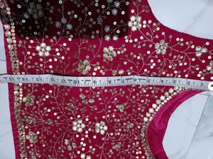 Stunning Red Embroidered Lehenga Choli
