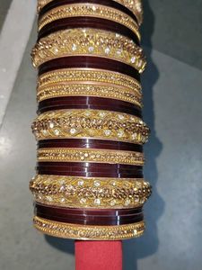 Exquisite Embellished Bangle Set