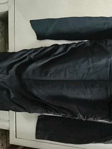 Chic Black Ruched Long Sleeve Dress