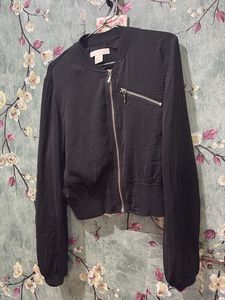 Black Bomber Jacket
