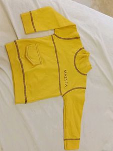 Yellow Long Sleeve Top
