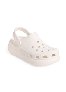White Crocs Platform Clogs