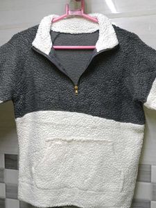 Cozy Teddy Fleece Pullover Sweater