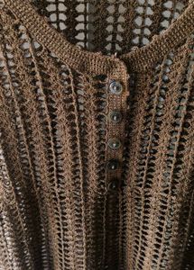 Brown Knitted Top