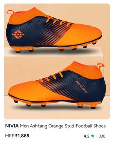 Nivia Ashtang Football Shoes (Studs)