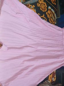 Pink Pleated Dress