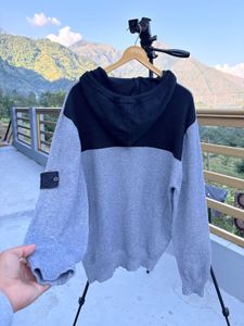 💯 % og stone island Grey Hooded Sweater