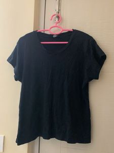 Classic Black V-Neck Tee