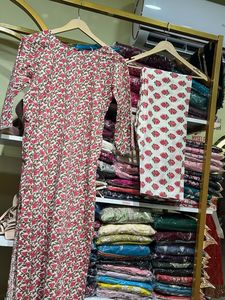 Floral Kurta Set with Pants