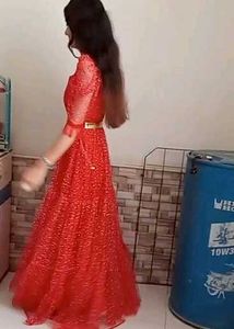 Stunning Red Sequin Gown