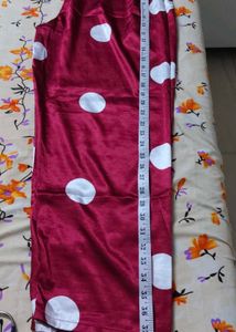 Satin Polka Dot nightsuit