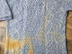 Trendy Blue Knit shirt @ 300