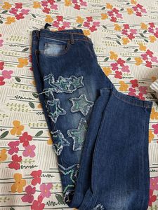 Star Patch Jeans