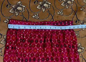 Designer Red Sharara Set with Dupatta. Perfect for