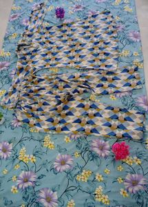 Printed Kurta and Palazzo Set