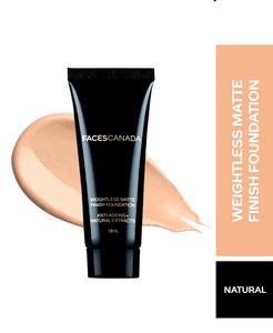New FACESCANADA Weightless Matte Finish Foundation