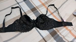 Lace And Velvet Designer Bra