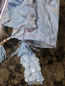 Abstract Print Mesh Fabric Dupatta